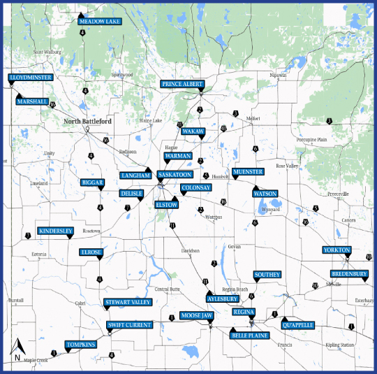 20 Twenty Marketing Saskatchewan Locations